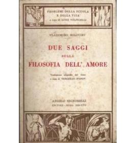 Due saggi sulla filosofia dell'amore