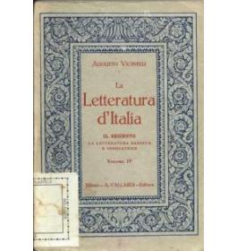 La letteratura d'Italia. Il Seicento