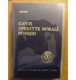 Canti, Operette morali, Pensieri