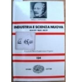 Industria e scienza nuova  Scritti 1833-1839