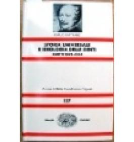 Storia universale e ideologia delle genti  scritti 1852-1864