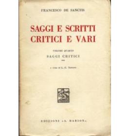 Saggi e scritti critici e vari