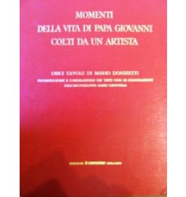 Momenti della vita di Papa Giovanni colta da un artista