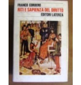 Riti e sapienza del diritto