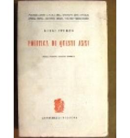 Politica di questi anni. Volume XIII