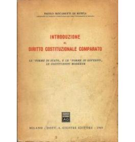 Introduzione al diritto costituzionale comparato