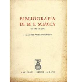 Bibliografia di M.F.Sciacca