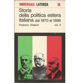 Storia della politica estera italiana dal 1870 al 1896