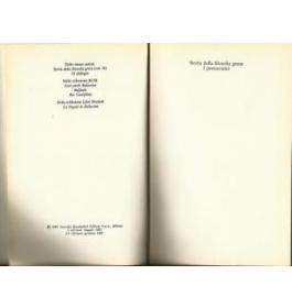 Storia della filosofia greca
