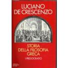 Storia della filosofia greca  I Presocratici