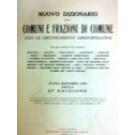 Nuovo dizionario dei comuni e frazioni di Comune