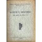 Scritti e discorsi