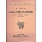 La relativita' del pensiero