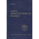 Canti Operette morali Pensieri