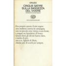 Cinque satire sulla saggezza del vivere