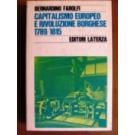 Capitalismo europeo e rivoluzione borghese 1798/1815
