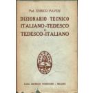 Dizionario tecnico italiano-tedesco e tedesco-italiano